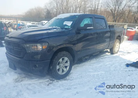 2019 Ram 1500 Big Horn/Lone Star 4X4 6'4 Box z USA, uszkodzony, nr VIN 1C6SRFMT1KN625638